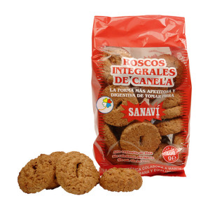 ROSCOS CANELA INTEGRAL 400Gr. SANAVI