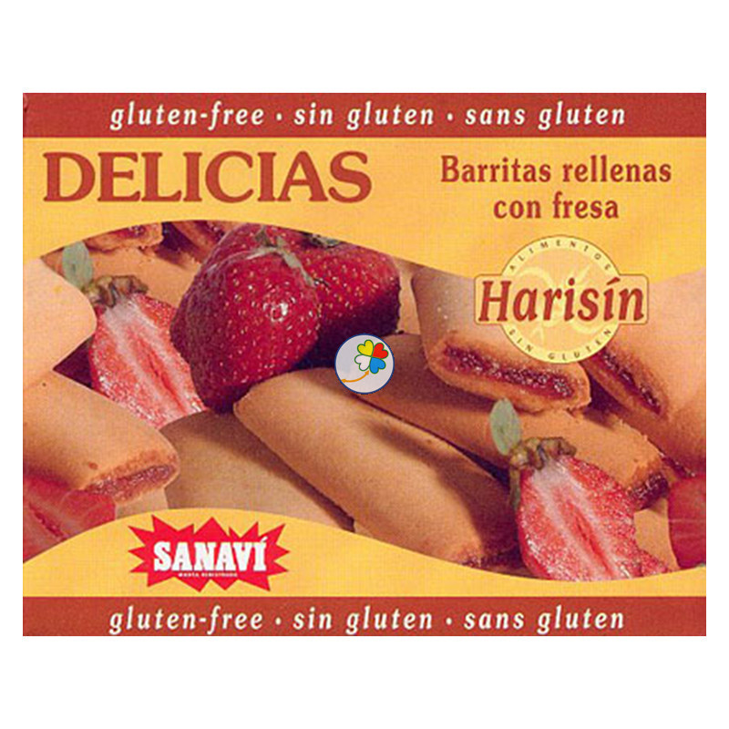 DELICIAS DE FRESA S/G 150Gr. SANAVI