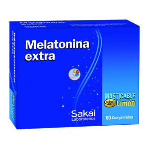 MELATONINA EXTRA  MASTICABLE 60 COMPRIMIDOS SAKAI