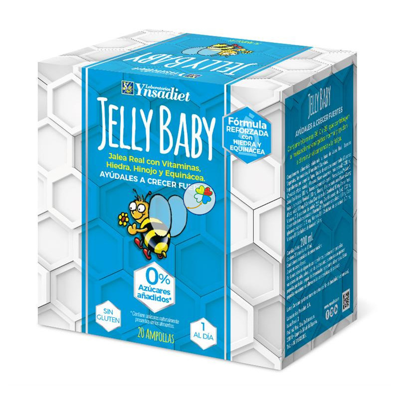 JELLY BABY 0% AZUCAR CAJA DE 20 AMPOLLAS YNSADIET