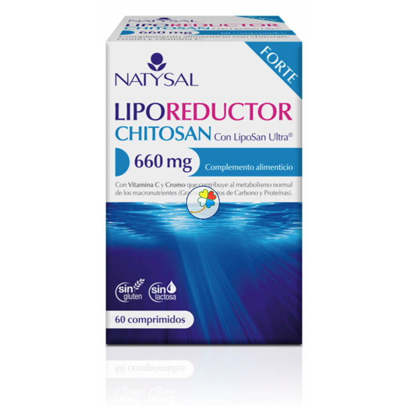 LIPOREDUCTOR CHITOSAN 660Mg. 60 COMPRIMIDOS NATYSAL