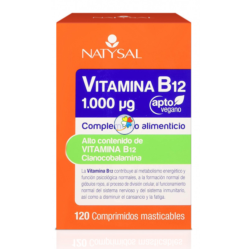 VITAMINA B12 120 COMPRIMIDOS NATYSAL