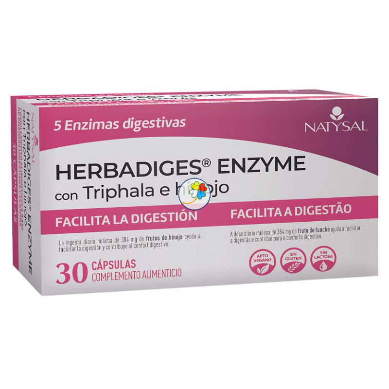 HERBADIGES ENZYME 30 CAPSULAS