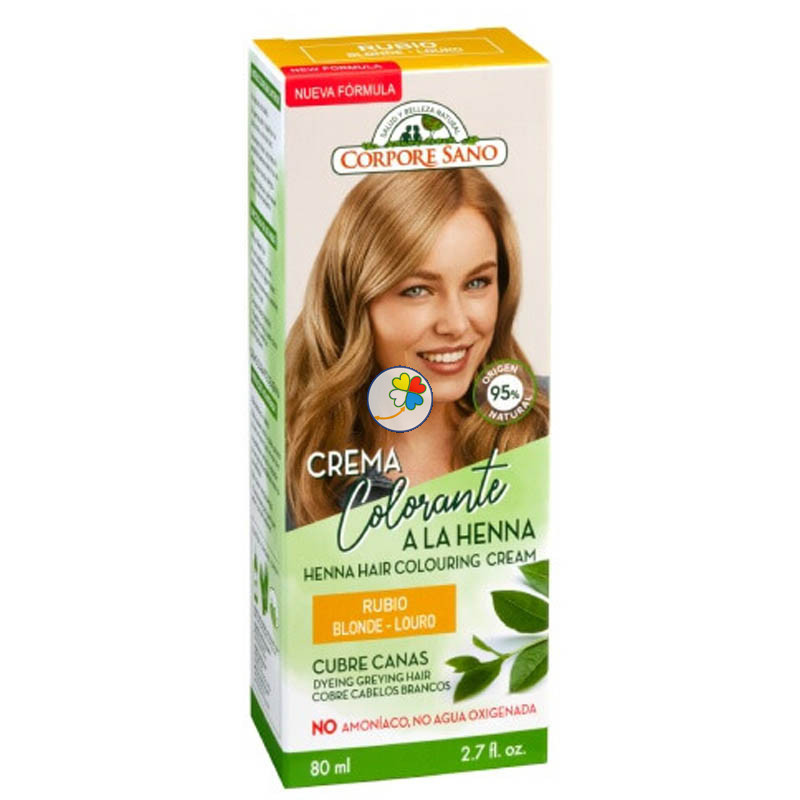 CREMA COLOR CABELLO RUBIO 80Ml. CORPORE SANO