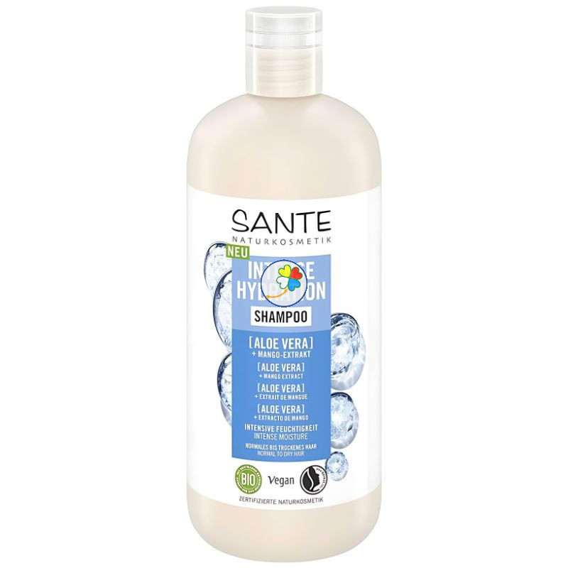 CHAMPÚ HIDRATACIÓN INTENSA ALOE BIO 500ML SANTE