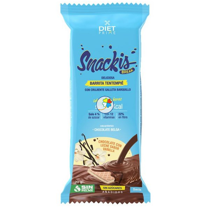 BARRITAS SNACKIS CHOCO LECHE VAINILLA HERBORA