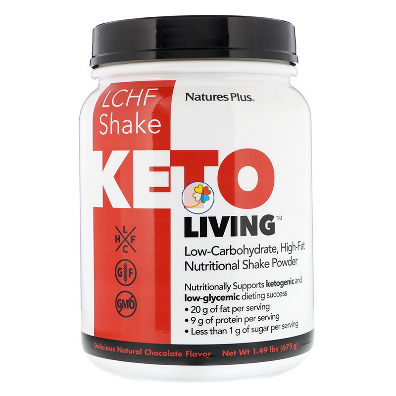 KETO LIVING BATIDO CHOCOLATE 675Gr. NATURE´S PLUS