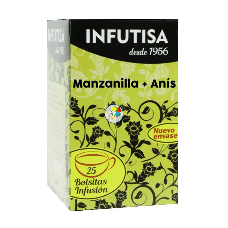 INFUSIONES MANZANILLA CON ANIS 25 FILTROS INFUTISA