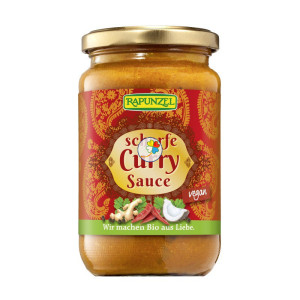 SALSA DE CURRY PICANTE 350Ml. RAPUNZEL