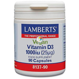 VITAMINA D3 VEGAN 90 CAPSULAS LAMBERTS