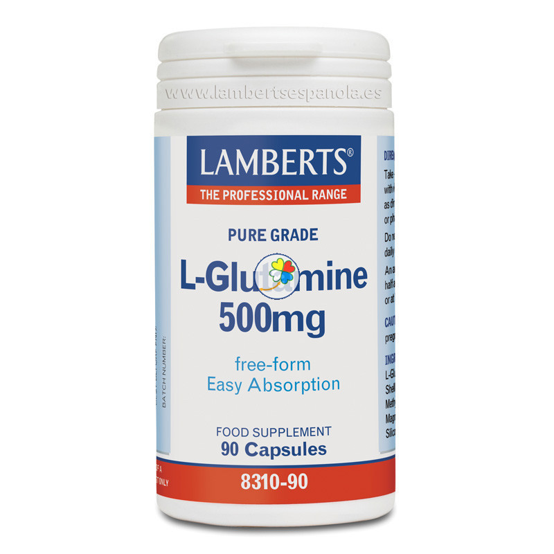 L-GLUTAMINA 90 CAPSULAS LAMBERTS