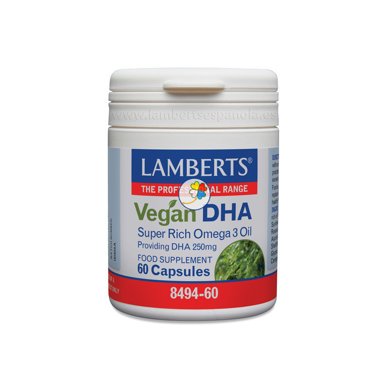 VEGAN DHA 250Mg. 60 CAPSULAS LAMBERTS