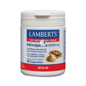 ASHWAGANDHA 6.000Mg. 60 CAPSULAS LAMBERTS