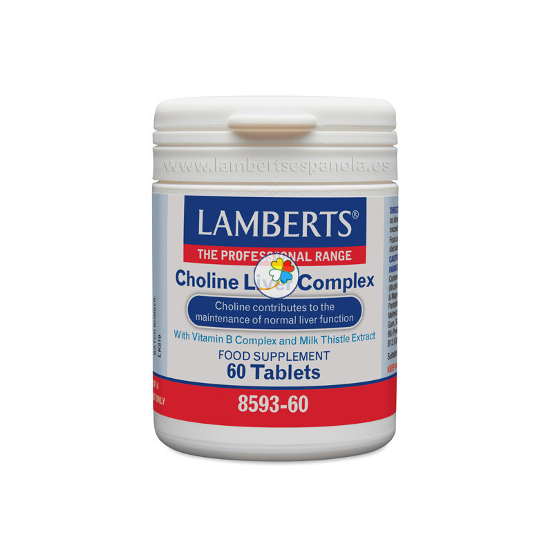 CHOLINE LIVER COMPLEX 60 TABLETAS LAMBERTS