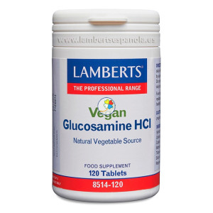 GLUCOSAMINA VEGETARIANA HCI 120 TABLETAS LAMBERTS