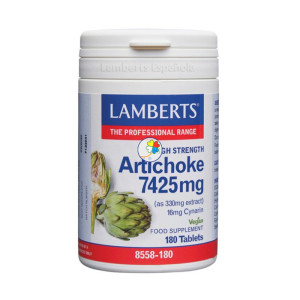 ARTICHOKE 7425MG (16MG CINARINA)  180 TABLETS  LAMBERTS