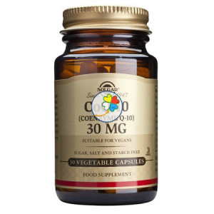 COENZIMA Q-10 30 MG 60 CAPSULAS VEGETALES SOLGAR