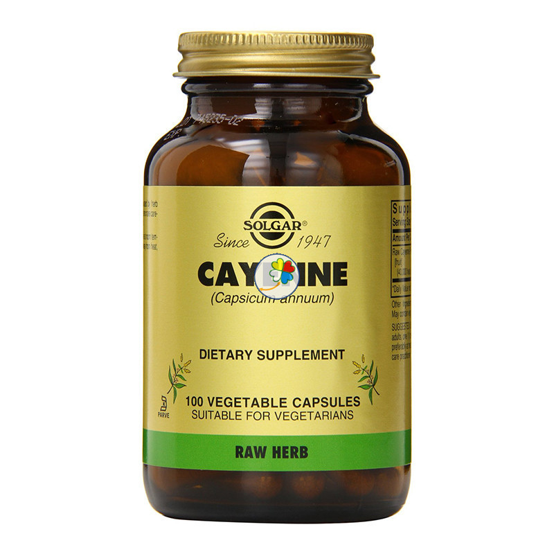 CAYENA 100 CAPSULAS VEGETALES SOLGAR