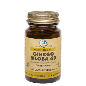 GINKGO 60 CAPSULAS VEGETALES SOLGAR