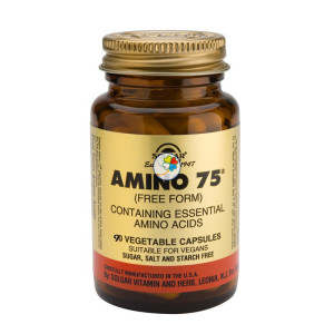 AMINO 75 90 CAPSULAS VEGETALES SOLGAR