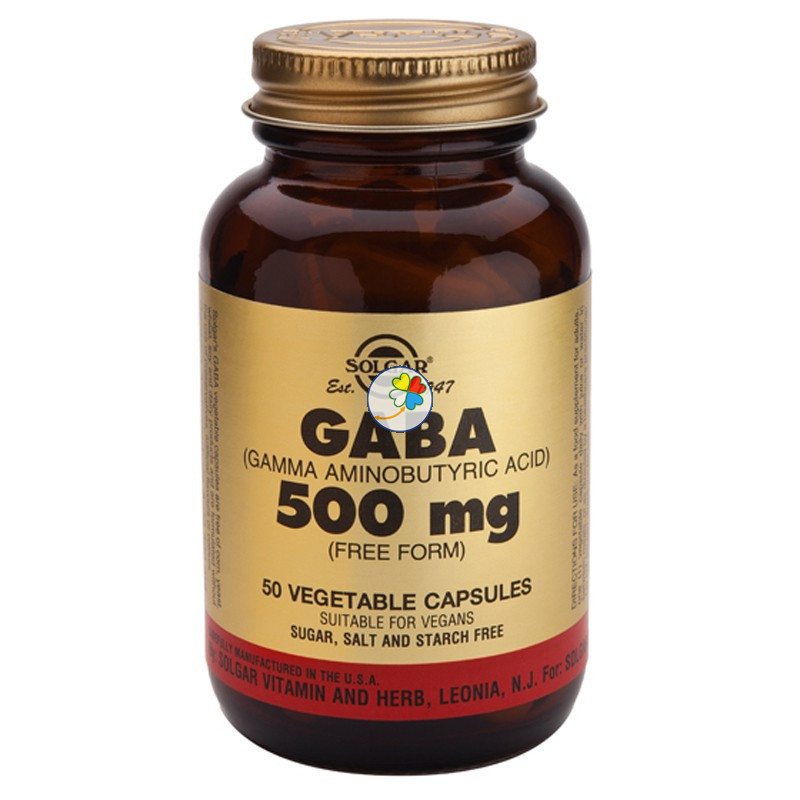 GABA 50 CAPSULAS VEGETALES SOLGAR