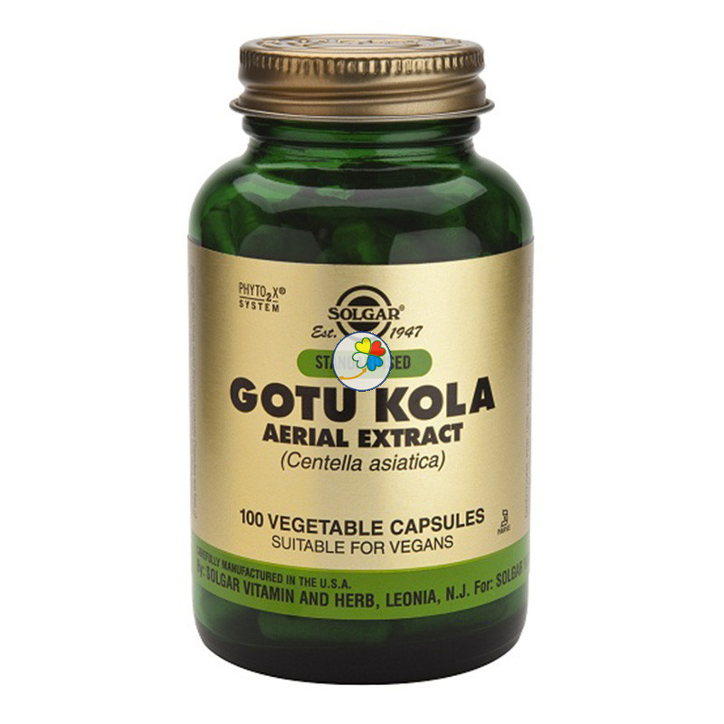 GOTU KOLA 100 CAPSULAS VEGETALES SOLGAR