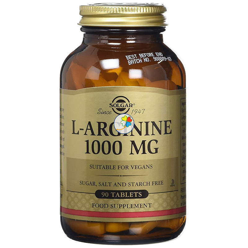 L-ARGININA 1000 MG 90 CAPSULAS SOLGAR