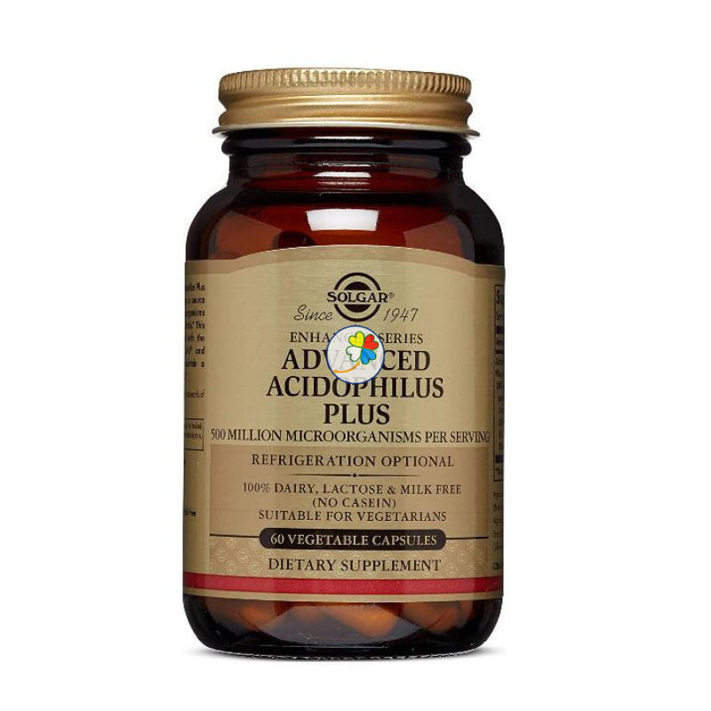 ADVANCED ACIDOPHILUS PLUS 60 CAPSULAS SOLGAR