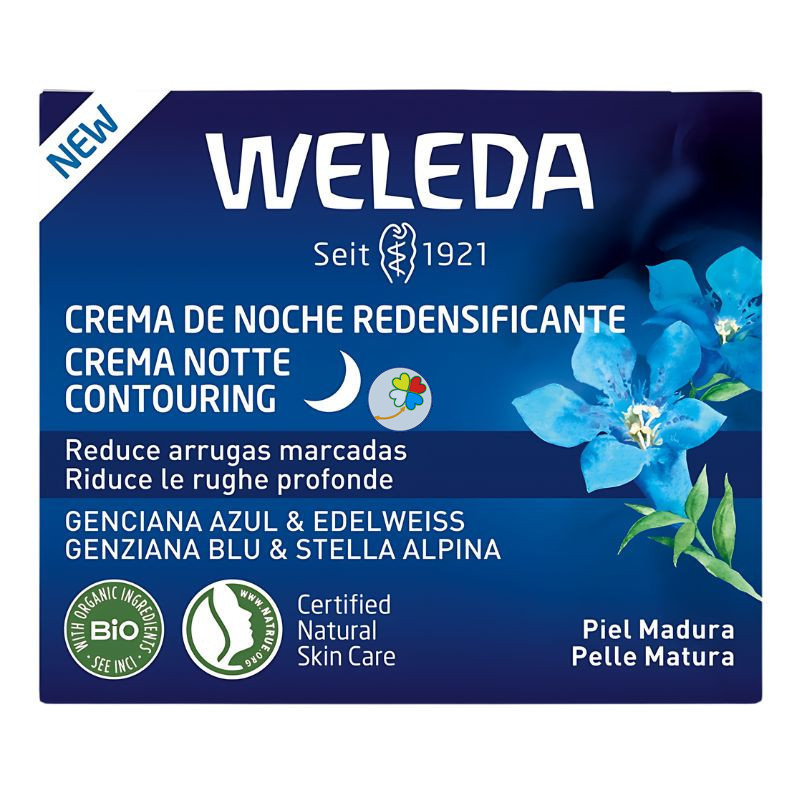 CREMA DE NOCHE RED.GENCIANA AZUL Y EDELWEISS 40ML WELEDA