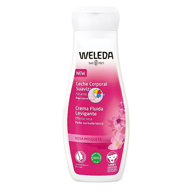 LECHE CORPORAL ROSA MOSQUETA SUAVIZANTE 200ML WELEDA