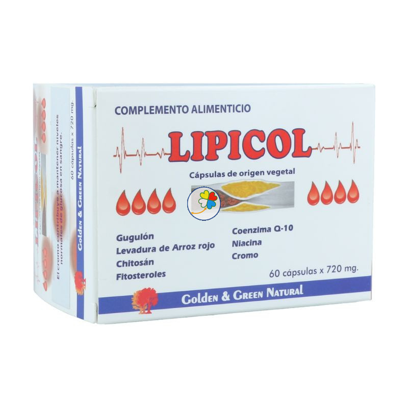 LIPICOL 60 CAPSULAS GOLDEN GREEN