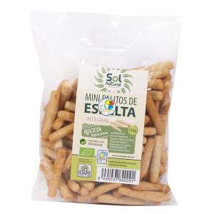 MINI PALITOS DE ESPELTA INTEGRAL BIO 120Gr. SOL NATURAL