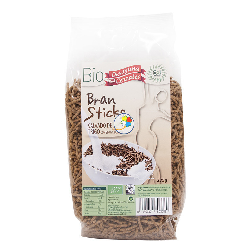 BRAN STICKS CON SALVADO BIO 275Gr. SOL NATURAL