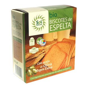 BISCOTES DE ESPELTA BIO 270Gr. SOL NATURAL