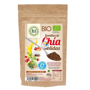 SEMILLAS DE CHIA MOLIDAS 200Gr. SOL NATURAL