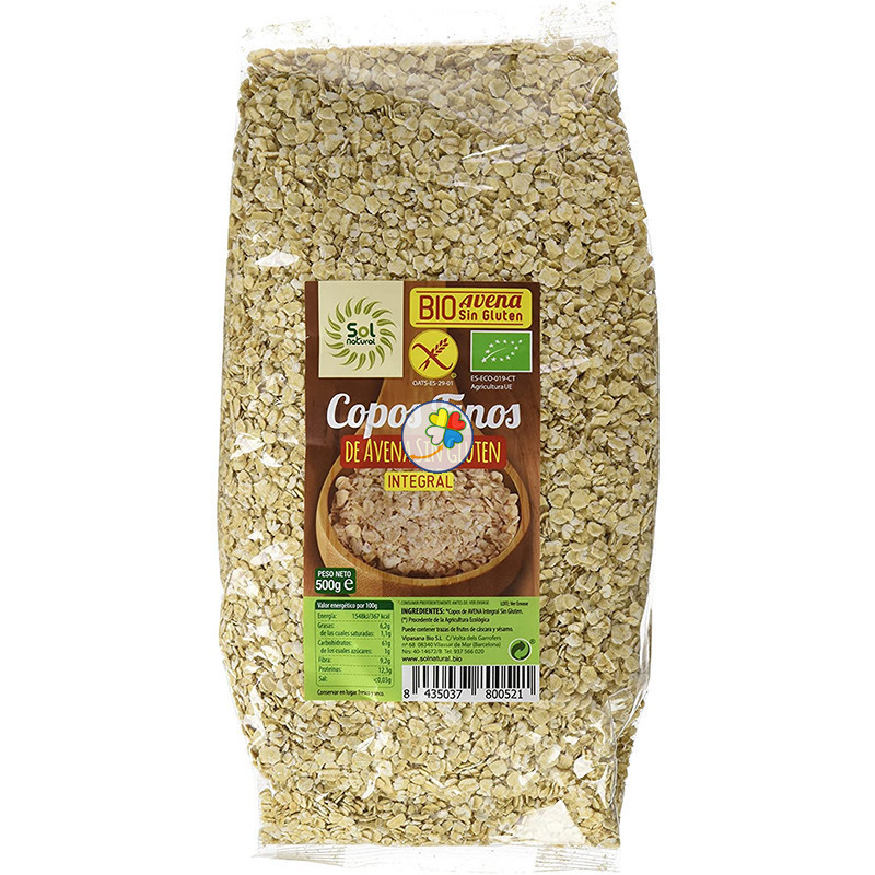 COPOS AVENA FINOS S/GLUTEN 1KG BIO SOL NATURAL