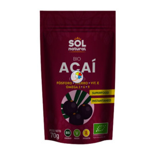 AÇAÍ EN POLVO BIO 70 GR SOL NATURAL