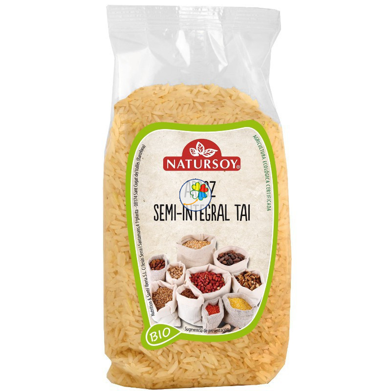 ARROZ SEMI-INTEGRAL THAI 500Gr. NATURSOY