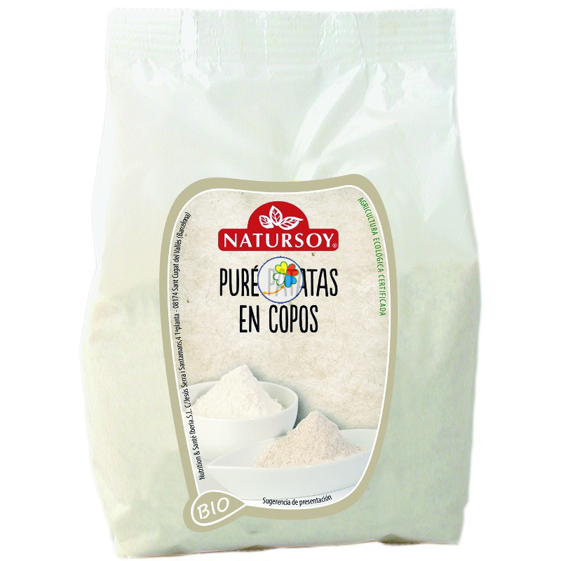 PURE DE PATATA EN COPOS 500Gr. NATURSOY