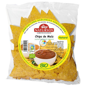 CHIPS DE MAIZ 75Gr. NATURSOY