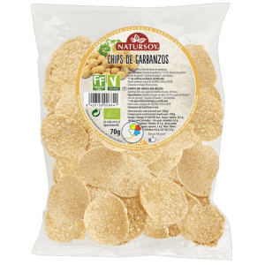 CHIPS DE GARBANZOS 70Gr. NATURSOY