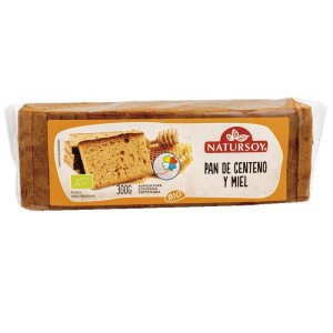 PAN DE CENTENO Y MIEL 300Gr. NATURSOY