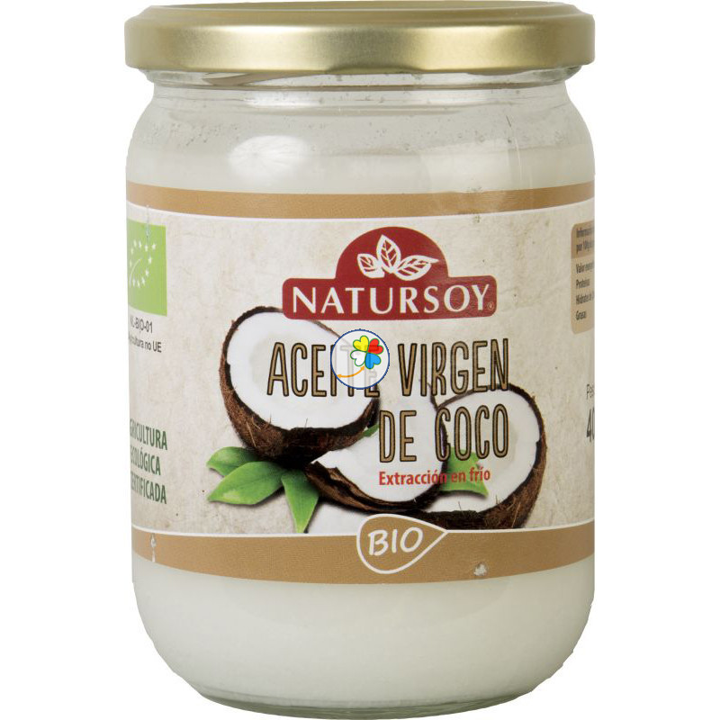 ACEITE DE COCO 400Gr. NATURSOY