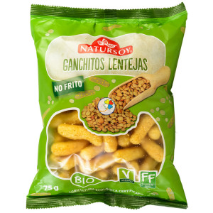 GANCHITOS DE LENTEJAS 75Gr. NATURSOY