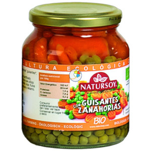 GUISANTES Y ZANAHORIA 350Gr. NATURSOY