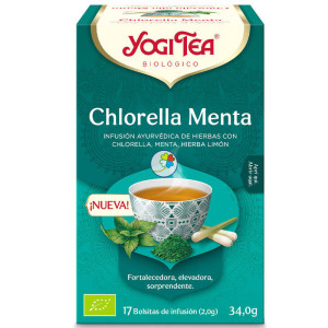 YOGI TEA MENTA CHLORELLA 17 FILTROS