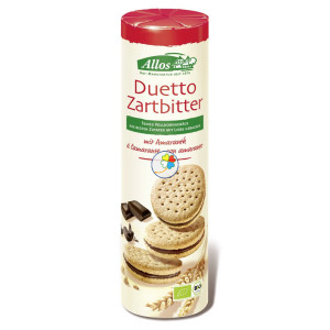 GALLETAS DUETTO RELLENAS DE CHOCOLATE NEGRO 330Gr. ALLOS