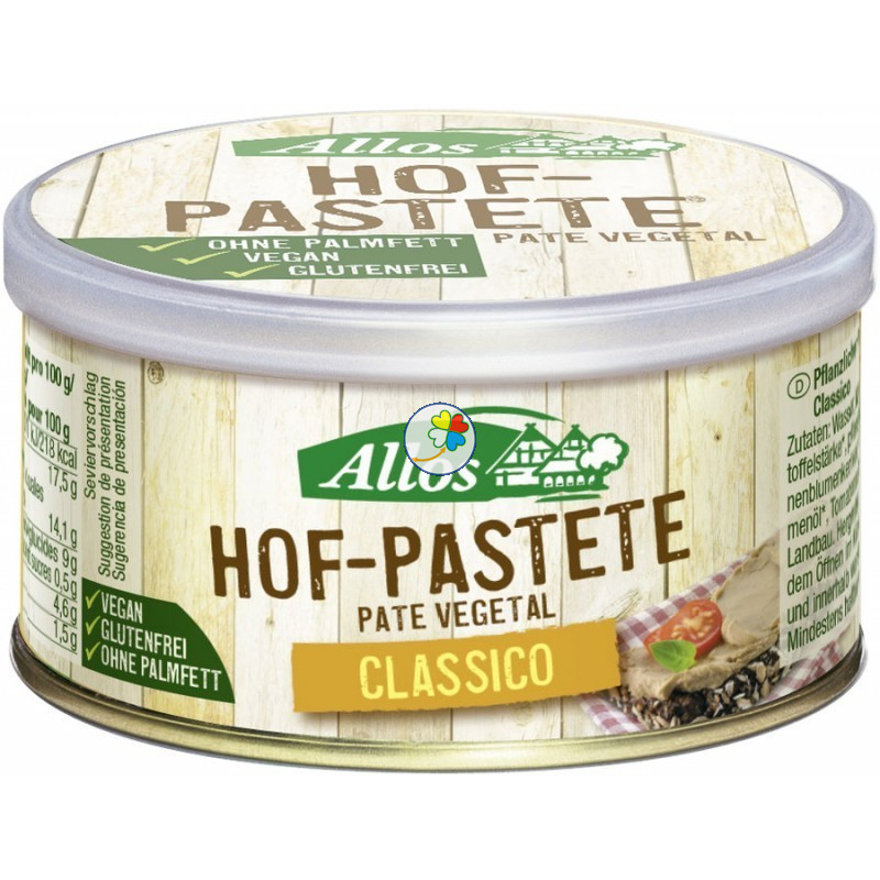 PATE VEGETAL CLASICO BIO 125Gr. ALLOS