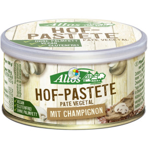 PATE VEGETAL CON CHAMPIÑONES BIO 125Gr. ALLOS