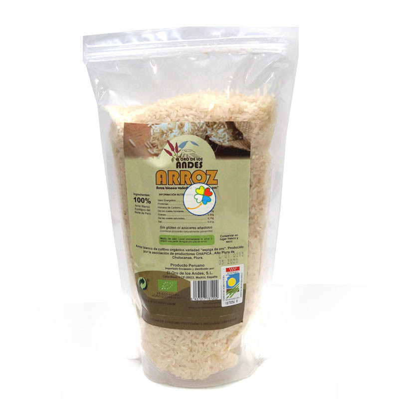 ARROZ BLANCO 1Kg. ORO DE LOS ANDES